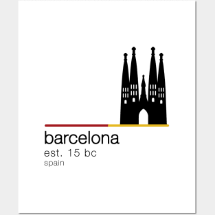 Barcelona Sagrada Familia design Posters and Art